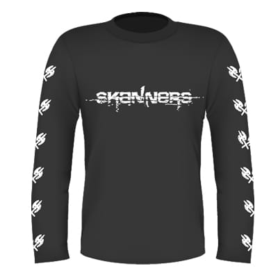 Skannrs long sleeve t-shirt black